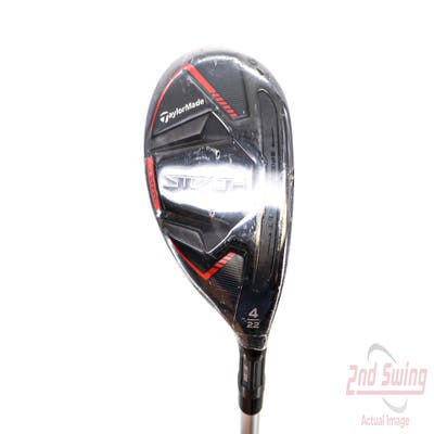 Mint TaylorMade Stealth 2 Rescue Hybrid 4 Hybrid 22° Aldila Ascent Black 65 Graphite Regular Right Handed 40.25in