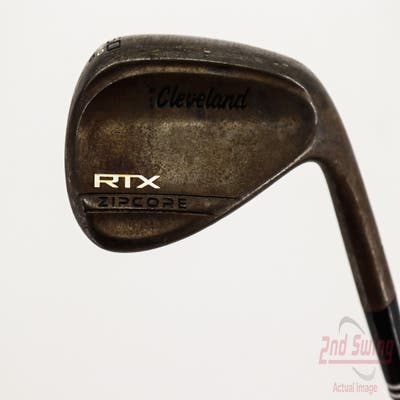 Cleveland RTX ZipCore Raw Wedge Gap GW 50° 10 Deg Bounce Dynamic Gold Spinner TI Steel Wedge Flex Right Handed 35.5in