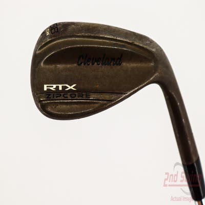 Cleveland RTX ZipCore Raw Wedge Lob LW 58° 6 Deg Bounce Dynamic Gold Spinner TI Steel Wedge Flex Right Handed 35.5in