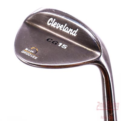 Cleveland CG15 Black Pearl Wedge Sand SW 56° 14 Deg Bounce Cleveland Traction Wedge Steel Wedge Flex Right Handed 36.5in