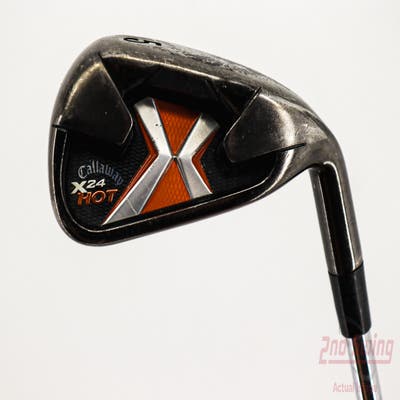 Callaway X-24 Hot Single Iron 5 Iron Stock Steel Shaft Steel Stiff Right Handed 38.25in