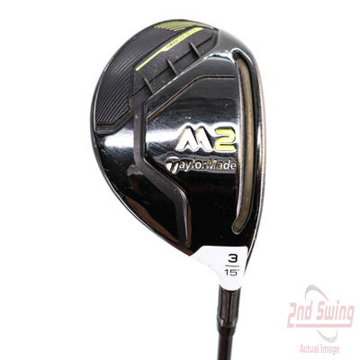 TaylorMade 2019 M2 Fairway Wood 3 Wood 3W 15° PX HZRDUS Smoke Yellow 60 Graphite Stiff Right Handed 43.0in