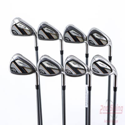 Callaway Mavrik Iron Set 5-PW AW GW Project X Catalyst 65 Graphite Regular Right Handed 38.25in