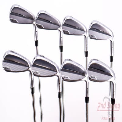 Ping i530 Iron Set 4-PW GW Dynamic Gold Mid 100 Steel Stiff Right Handed Black Dot 38.5in