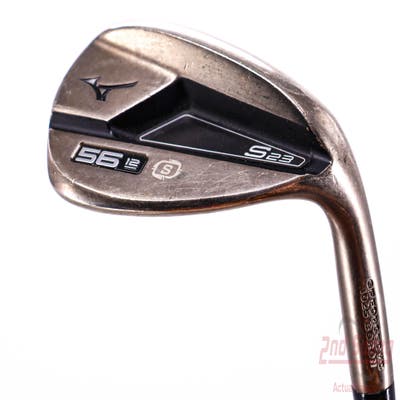 Mizuno S23 Copper Cobalt Wedge Sand SW 56° 12 Deg Bounce S Grind FST KBS Hi-Rev 2.0 Steel Wedge Flex Right Handed 35.5in