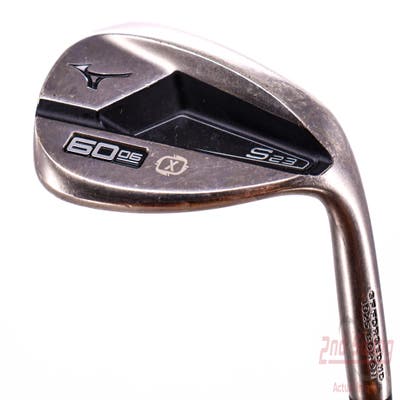 Mizuno S23 Copper Cobalt Wedge Lob LW 60° 6 Deg Bounce X Grind FST KBS Hi-Rev 2.0 Steel Wedge Flex Right Handed 35.5in