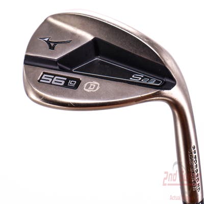 Mizuno S23 Copper Cobalt Wedge Sand SW 56° 10 Deg Bounce D Grind FST KBS Hi-Rev 2.0 Steel Wedge Flex Right Handed 35.5in