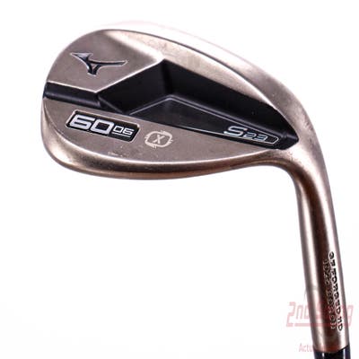 Mizuno S23 Copper Cobalt Wedge Lob LW 60° 6 Deg Bounce X Grind FST KBS Hi-Rev 2.0 Steel Wedge Flex Right Handed 35.5in