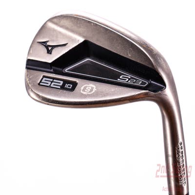 Mizuno S23 Copper Cobalt Wedge Gap GW 52° 10 Deg Bounce S Grind FST KBS Hi-Rev 2.0 Steel Wedge Flex Right Handed 35.5in