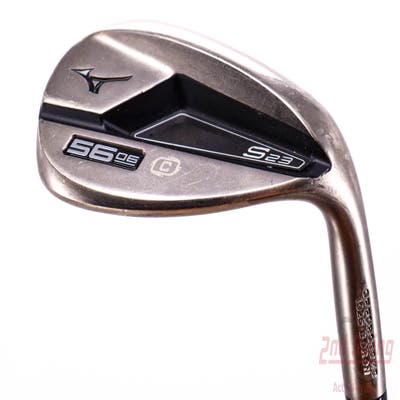 Mizuno S23 Copper Cobalt Wedge Sand SW 56° 6 Deg Bounce C Grind FST KBS Hi-Rev 2.0 Steel Wedge Flex Right Handed 35.5in