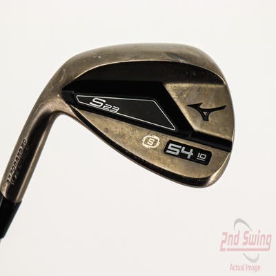 Mizuno S23 Copper Cobalt Wedge Sand SW 54° 10 Deg Bounce S Grind FST KBS Hi-Rev 2.0 Steel Wedge Flex Left Handed 35.5in