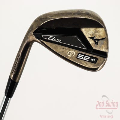 Mizuno S23 Copper Cobalt Wedge Gap GW 52° 10 Deg Bounce S Grind FST KBS Hi-Rev 2.0 Steel Wedge Flex Left Handed 35.5in