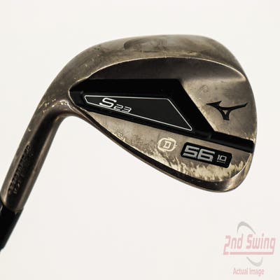 Mizuno S23 Copper Cobalt Wedge Sand SW 56° 10 Deg Bounce D Grind FST KBS Hi-Rev 2.0 Steel Wedge Flex Left Handed 35.5in