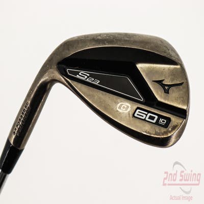 Mizuno S23 Copper Cobalt Wedge Lob LW 60° 10 Deg Bounce C Grind FST KBS Hi-Rev 2.0 Steel Wedge Flex Left Handed 35.5in