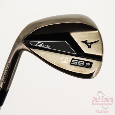 Mint Mizuno S23 Copper Cobalt Wedge Lob LW 58° 12 Deg Bounce D Grind FST KBS Hi-Rev 2.0 Steel Wedge Flex Left Handed 35.5in