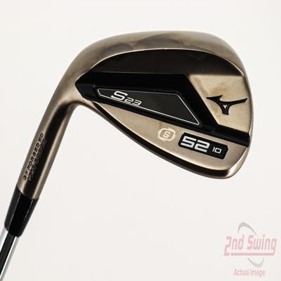 Mint Mizuno S23 Copper Cobalt Wedge Gap GW 52° 10 Deg Bounce S Grind FST KBS Hi-Rev 2.0 Steel Wedge Flex Left Handed 35.5in