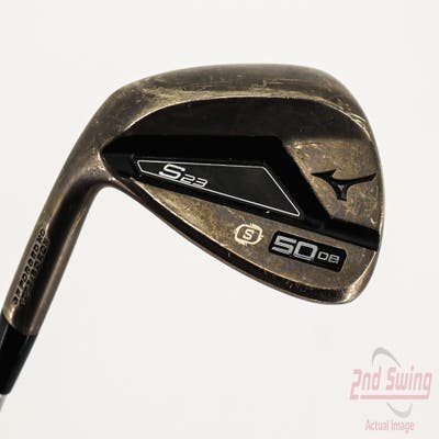 Mizuno S23 Copper Cobalt Wedge Gap GW 50° 8 Deg Bounce S Grind FST KBS Hi-Rev 2.0 Steel Wedge Flex Left Handed 35.5in