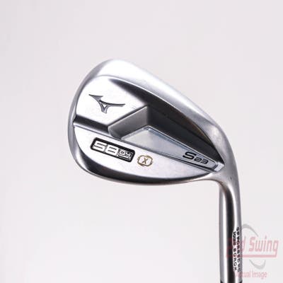 Mizuno S23 Satin Chrome Wedge Lob LW 58° 4 Deg Bounce X Grind FST KBS Hi-Rev 2.0 115 Steel Wedge Flex Right Handed 35.5in