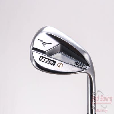 Mizuno S23 Satin Chrome Wedge Lob LW 58° 4 Deg Bounce X Grind FST KBS Hi-Rev 2.0 115 Steel Wedge Flex Right Handed 35.5in