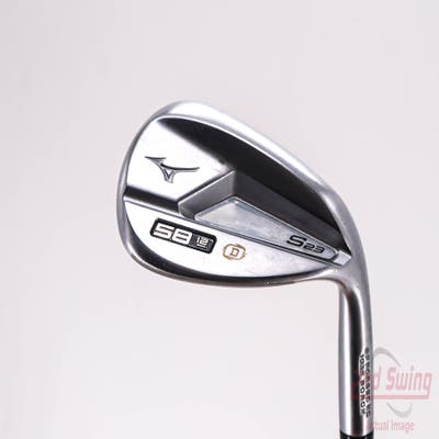 Mizuno S23 Satin Chrome Wedge Lob LW 58° 12 Deg Bounce D Grind FST KBS Hi-Rev 2.0 115 Steel Wedge Flex Right Handed 35.5in