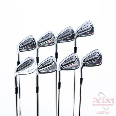 TaylorMade 2014 Tour Preferred CB Iron Set 4-PW AW FST KBS Tour Steel Regular Left Handed 38.0in