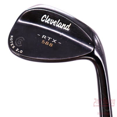 Cleveland 588 RTX 2.0 Black Satin Wedge Sand SW 56° 8 Deg Bounce True Temper Dynamic Gold Steel Wedge Flex Right Handed 35.5in