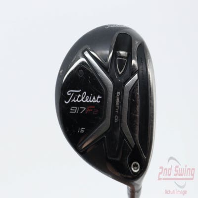 Titleist 917 F2 Fairway Wood 3 Wood 3W 15° Fujikura AIR Speeder 40 Graphite Regular Right Handed 42.5in