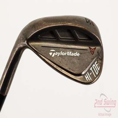 TaylorMade HI-TOE RAW Wedge Gap GW 52° 9 Deg Bounce FST KBS Hi-Rev 2.0 115 Steel Wedge Flex Left Handed 35.5in