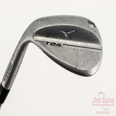 Mizuno T24 Soft Satin Wedge Lob LW 58° 10 Deg Bounce V Grind Dynamic Gold Tour Issue S400 Steel Stiff Left Handed 35.5in