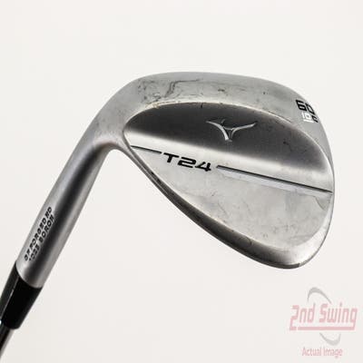 Mizuno T24 Soft Satin Wedge Lob LW 60° 10 Deg Bounce C Grind Dynamic Gold Tour Issue S400 Steel Stiff Left Handed 35.5in