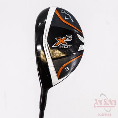 Callaway X2 Hot Fairway Wood 3 Wood 3W Aldila Tour Blue Graphite Regular Left Handed 43.5in