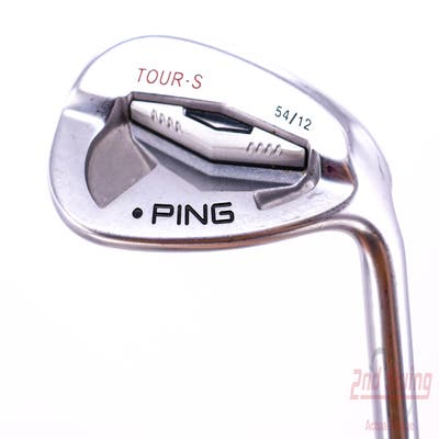 Ping Tour-S Chrome Wedge Sand SW 54° 12 Deg Bounce FST KBS Tour Steel Stiff Right Handed Black Dot 35.5in