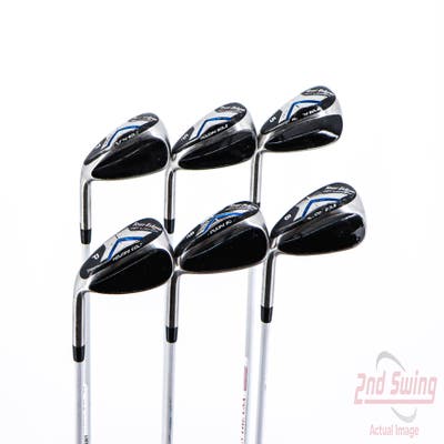 Tour Edge Hot Launch E522 Ironwood Iron Set 5-PW Mitsubishi Fubuki HL-55 Graphite Senior Left Handed 38.0in