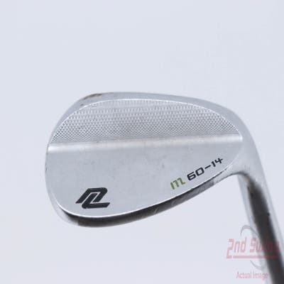 New Level M-Type Forged Satin Chrome Wedge Lob LW 60° 14 Deg Bounce SM7 BV Steel Wedge Flex Right Handed 36.0in