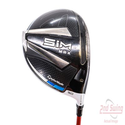 TaylorMade SIM MAX Driver 9° Fujikura Ventus Red 5 Graphite Regular Right Handed 45.75in