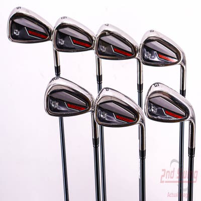 Wilson Staff Dynapwr Iron Set 5-PW AW UST Mamiya Recoil 65 Dart Graphite Senior Right Handed 38.0in