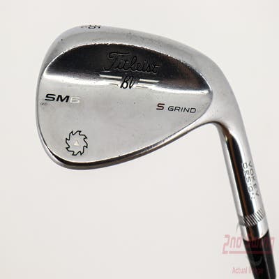 Titleist Vokey SM6 Tour Chrome Wedge Sand SW 56° 10 Deg Bounce S Grind SM6 BV Steel Wedge Flex Right Handed 35.0in