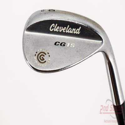 Cleveland CG15 Satin Chrome Wedge Lob LW 60° 12 Deg Bounce Stock Steel Shaft Steel Wedge Flex Right Handed 35.0in