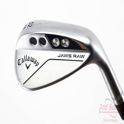 Callaway Jaws Raw Chrome Wedge Gap GW 52° 10 Deg Bounce S Grind Dynamic Gold Spinner TI Steel Wedge Flex Right Handed 35.5in