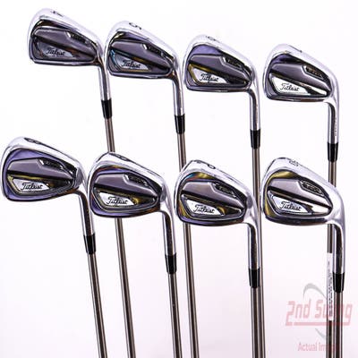 Titleist T100 Iron Set 4-PW AW Aerotech SteelFiber i110cw Graphite Stiff Right Handed 38.0in