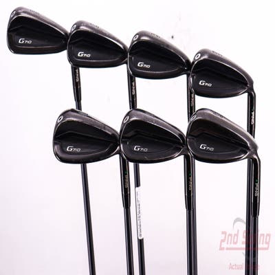 Ping G710 Iron Set 6-PW GW SW ALTA CB Red Graphite Regular Right Handed Black Dot 37.75in