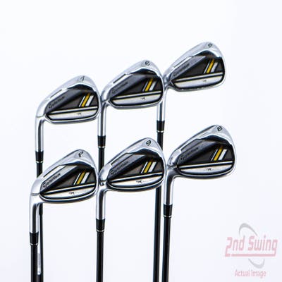 TaylorMade Rocketbladez Iron Set 5-PW TM Matrix RocketFuel 65 Graphite Regular Left Handed 38.5in