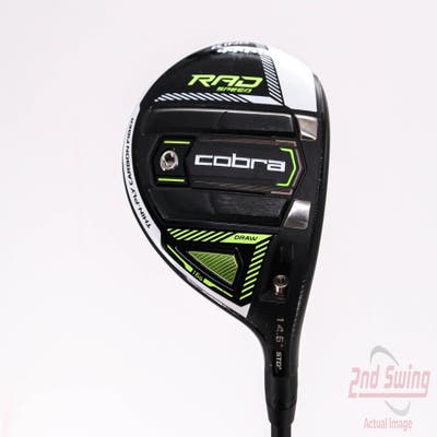 Cobra RAD Speed Draw Fairway Wood 3 Wood 3W 14.5° Fujikura Motore X F1 7 Graphite Stiff Right Handed 43.25in