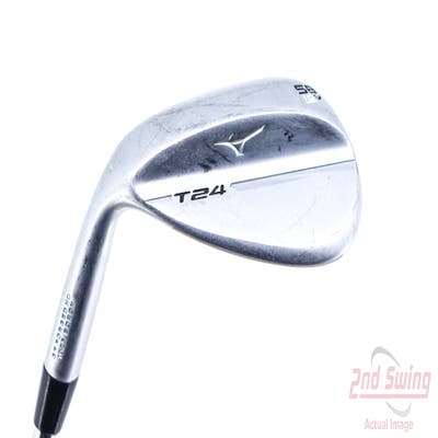 Mizuno T24 Soft Satin Wedge Lob LW 58° 10 Deg Bounce V Grind Dynamic Gold Tour Issue S400 Steel Stiff Left Handed 35.5in