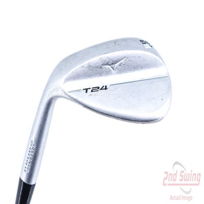 Mizuno T24 Soft Satin Wedge Lob LW 58° 10 Deg Bounce V Grind Dynamic Gold Tour Issue S400 Steel Stiff Left Handed 35.5in