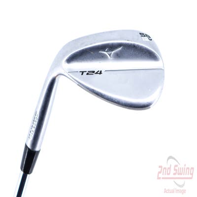 Mizuno T24 Soft Satin Wedge Lob LW 58° 10 Deg Bounce V Grind Dynamic Gold Tour Issue S400 Steel Stiff Left Handed 35.5in