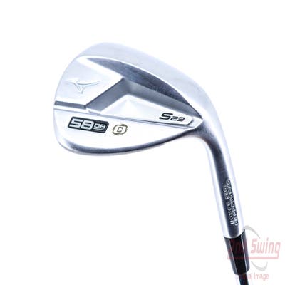 Mizuno S23 Satin Chrome Wedge Lob LW 58° 8 Deg Bounce C Grind FST KBS Hi-Rev 2.0 115 Steel Wedge Flex Right Handed 35.5in