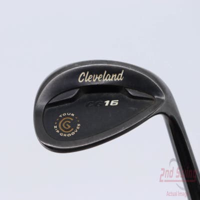 Cleveland CG16 Black Zip Groove Wedge Sand SW 56° 14 Deg Bounce Cleveland Traction Wedge Steel Wedge Flex Right Handed 35.5in