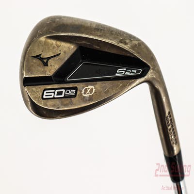 Mint Mizuno S23 Copper Cobalt Wedge Lob LW 60° 6 Deg Bounce X Grind FST KBS Hi-Rev 2.0 Steel Wedge Flex Right Handed 35.5in