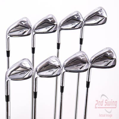 Mizuno JPX 923 Forged Iron Set 4-PW GW True Temper Dynamic Gold 105 Steel Stiff Left Handed 38.5in